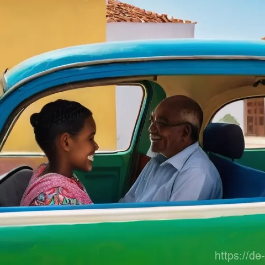 카보베르데 교통 시스템 - **Prompt 1: Authentic Aluguer Experience in a Cape Verdean Village**
"A vibrant scene inside a l...